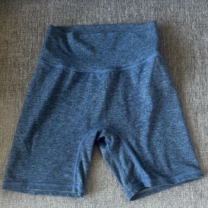 P'tula Heathered Navy Blue Women’s Bike Shorts